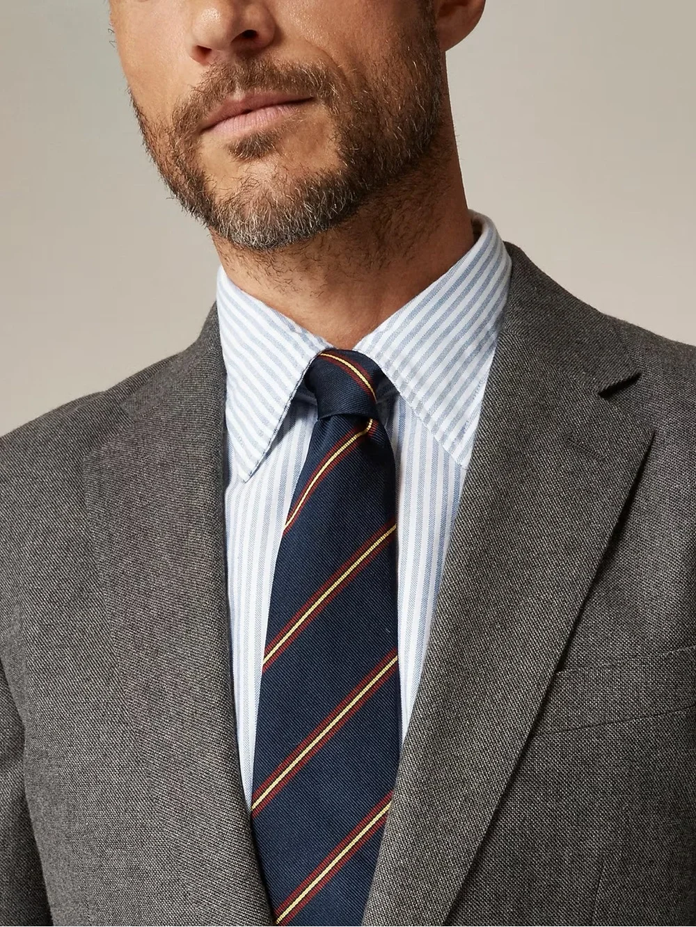 J. CREW Ludlow Slim-fit suit jacket in English cotton-wool blend Charcoal 38 R